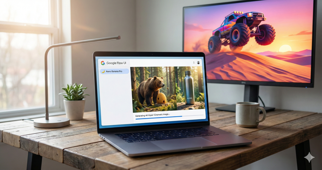 Master Nano Banana Pro in Google Flow: Zero-Credit 4K Images, Precise Edits, and Cinematic Video in Minutes | RavChat